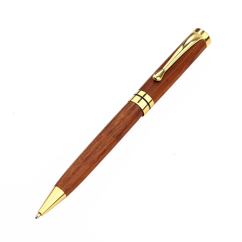 High Quality Bamboo Wood Ballpoint Pens Business Office Sign Pen School Student Writing Rollerball Pen Stationery Supplies 03746