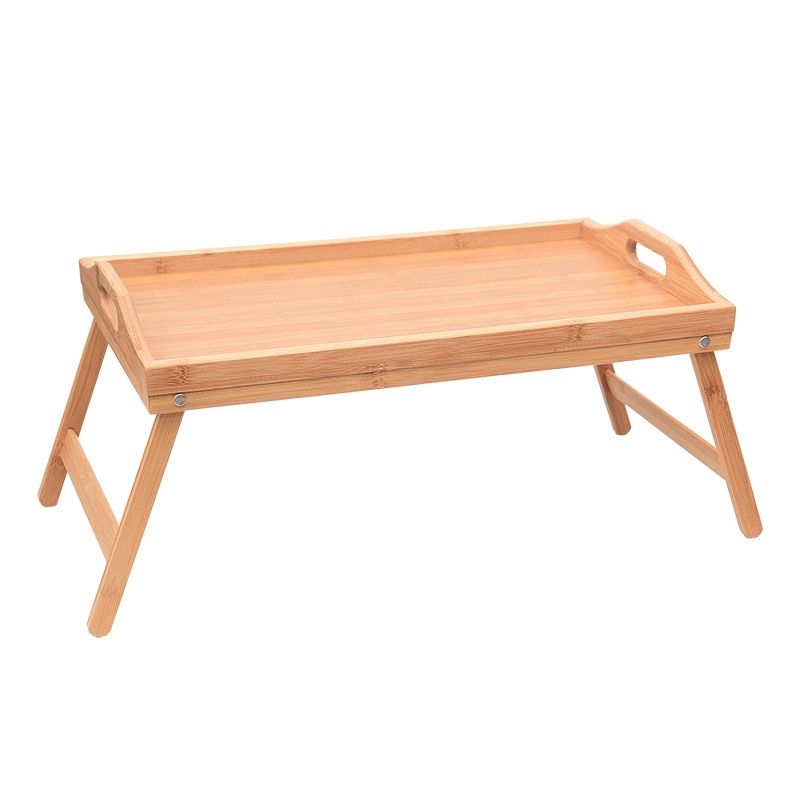 Wooden Portable Foldable Computer Laptop Desk Adjustable Notebook Desk Table Bed Sofa Breakfast Tray Picnic Table Studying Table