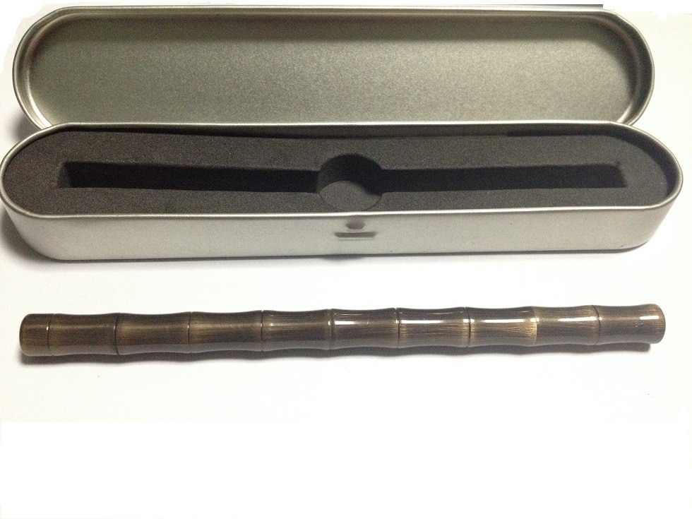 EDC Bronze Brass Handmade Pen Bamboo Pencil Tactical Pen Self-defense Pen Pocket Multi Tools Outdoor Gear Camping Kit
